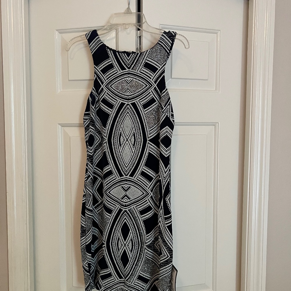 Speechless Glitter Navy & Silver Night Out / Party Dress Size 3